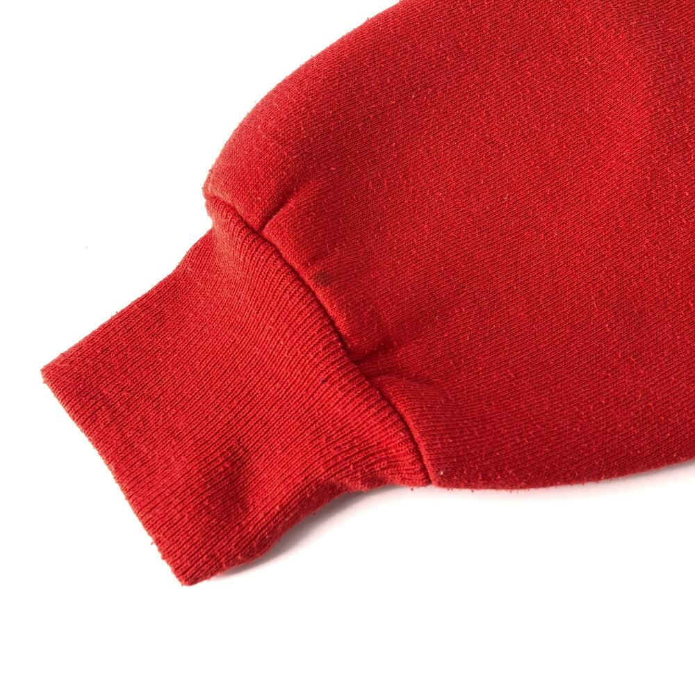 90s Blank Russell Athletic Solid Red Crewneck Swe… - image 7